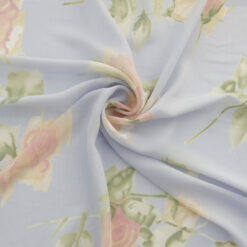 SALE Georgette Floral Print 6622 Soft, by the yard