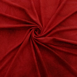 SALE Mini Sequins Stretch Spandex Jersey Fabric 6634 Red, by the yard