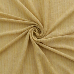 SALE Metallic Sweater Knit Fabric 6635 Beige-Gold, by the yard