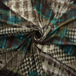SALE Printed Stretch DTY Print Fabric 6636 Olive, by the yard