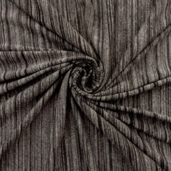 1 Yard SALE - Heather Stripe Stretch Jersey Fabric SC47 Gray-Black