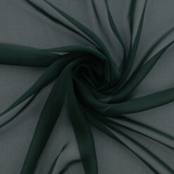 SALE Egyptian Chiffon Fabric 6739 Hunter Green, by the yard