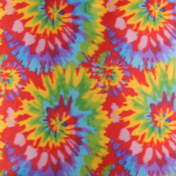 SALE Tie Dye Shiny Slipper Satin Fabric 6520 Multi, by the yard