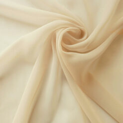 SALE Egyptian Georgette Fabric 6743 Beige, by the yard