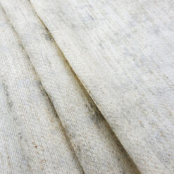 Wholesale Panache Silver Foil Textured Faux Linen Ivory 50 yard roll