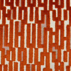 Crypton Upholstery Cut Velvet Fabric Prestige Sienna, by the yard