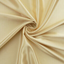 Stretch Charmeuse Fabric Champagne, by the yard