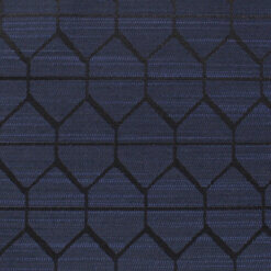 Crypton Upholstery Geometric Fabric Vibe Midnight, by the yard