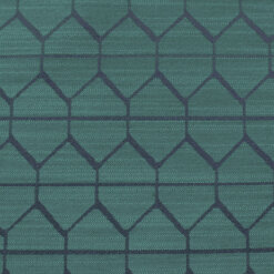Crypton Upholstery Geometric Fabric Vibe Turquoise, by the yard