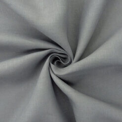 French Handkerchief 100% Linen Fabric Gray, by the yard