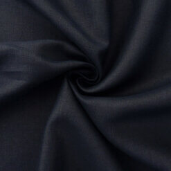 French Handkerchief 100% Linen Fabric Navy Blue, by the yard