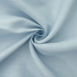 French Handkerchief 100% Linen Fabric Sky Blue 25 yard roll