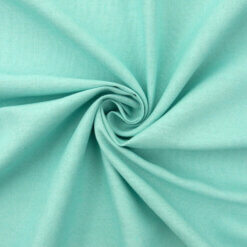 Island Linen Blend Fabric Mint, by the yard