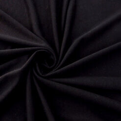SALE Stretch Textured Jersey Fabric 2619 Black by the yard