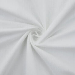 Wholesale 60" Cotton Flannel Fabric White 110 yard roll
