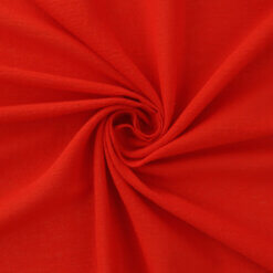 100% Cotton Gauze Fabric Red, by the yard
