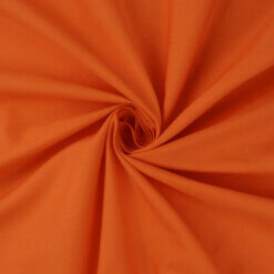 60" Broadcloth Fabric Orange, by the yard