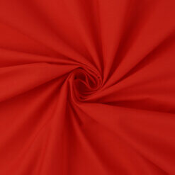 60" Broadcloth Fabric Red, by the yard