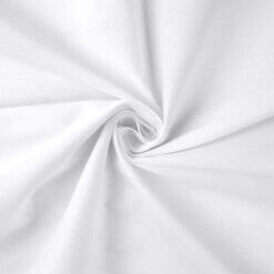 60" Broadcloth Fabric White, by the yard