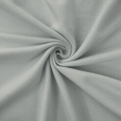 Fleece Fabric Solid Silver 20 yard bolt