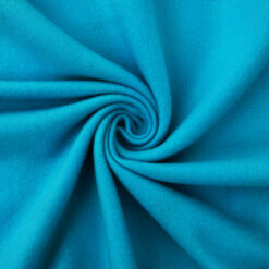 Fleece Fabric Solid Turquoise, by the yard