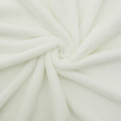 Wholesale Luxury Minky Rabbit Faux Fur Fabric Winter White 15 yard bolt