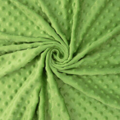 Wholesale Minky Dot Fabric Leaf Green 20 yard bolt