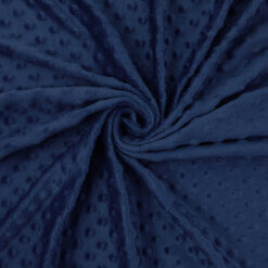 Wholesale Minky Dot Fabric Navy Blue 20 yard bolt