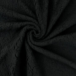 Minky Sherpa Fabric Black 15 yard bolt