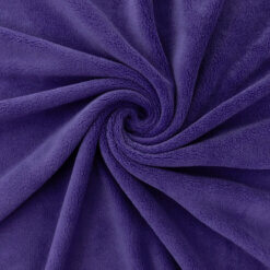Wholesale Double-Sided Minky Fleece Fabric Purple 20 yard bolt