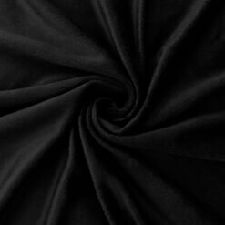 Wholesale Minky Solid Fabric Black 20 yard bolt