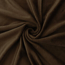 Wholesale Minky Solid Fabric Brown 20 yard bolt
