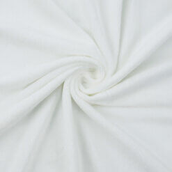 Wholesale Minky Solid Fabric White 20 yard bolt