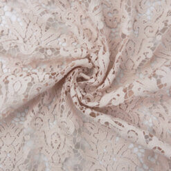 SALE Damask Venice Lace Guipure Fabric Rose Dew 6906, by the yard