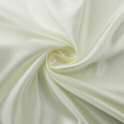 Charmeuse Fabric Ivory, by the yard