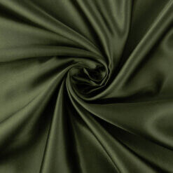 Sale Charmeuse Fabric Olive, by the yard
