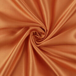 Sale Charmeuse Fabric Orange, by the yard