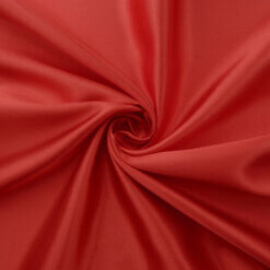 SALE Charmeuse Fabric Red, by the yard