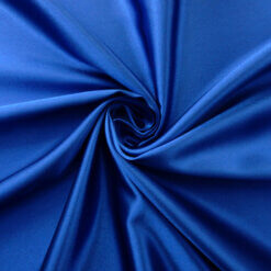 Fire Retardant Charmeuse Satin Fabric Royal Blue 75 yard roll