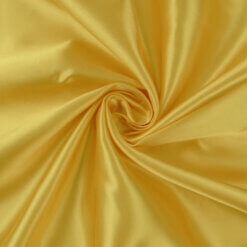 SALE Charmeuse Fabric Yellow, by the yard