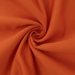 Wholesale Heavy Luxe Matte Satin Fabric Deep Orange 25 yard bolt
