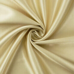 SALE Jubilant Bridal Satin Fabric Champagne, by the yard