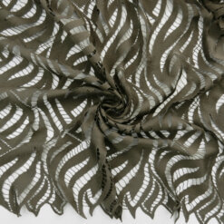 SALE Modern Venice Lace Guipure Fabric Olive Drab 6910, by the yard