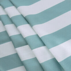 Montreux Faux Linen Wide Stripe Fabric Opal-White, by the yard