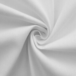 Belgian Medium Weight Linen-Cotton Fabric White, by the yard