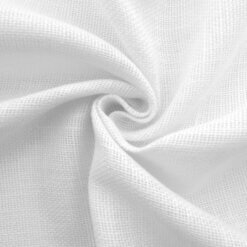 Wholesale European Linen Burlap Fabric White 50 yard roll