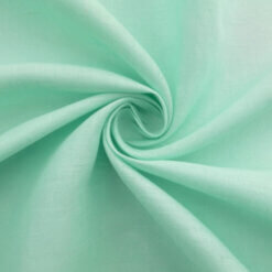 Wholesale French Handkerchief 100% Linen Fabric Mint 50 yard roll