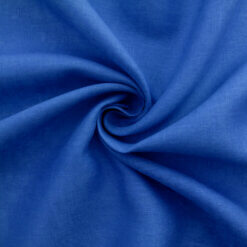 Wholesale French Handkerchief 100% Linen Fabric Sapphire 50 yard roll