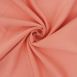 Heavy Luxe Matte Satin Fabric Coral, by the yard