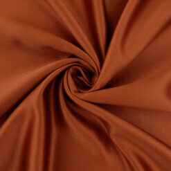 Heavy Luxe Matte Satin Fabric Spice, by the yard